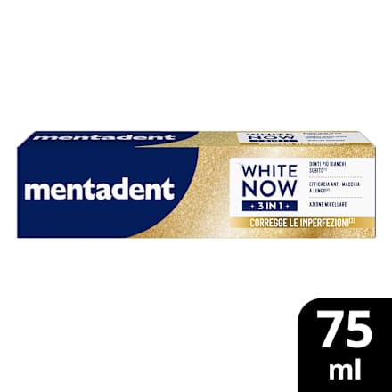 Zahnpasta White Now 3in1 Bye Bye Imperfections mentadent