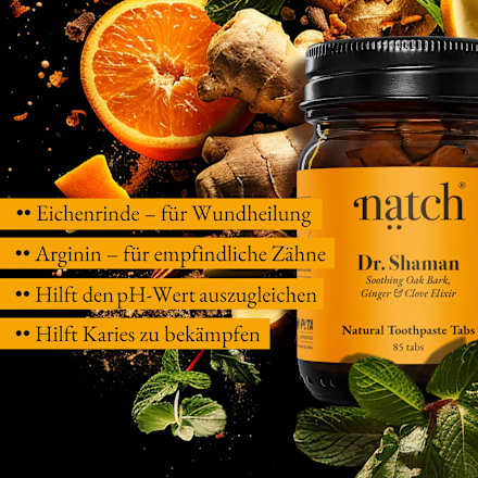 Zahnputztabletten Dr. Shaman natch