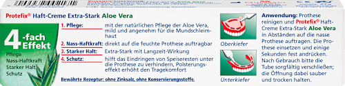 Haftcreme mit Aloe Vera Extra Stark Protefix