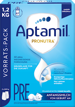 Anfangsmilch Pre Pronutra von Geburt an Aptamil
