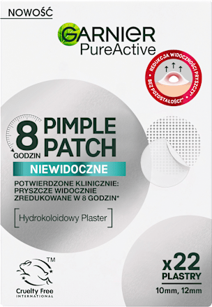 Plastry na niedoskonałości niewidoczne GARNIER PureActive