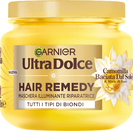 Maschera illuminante riparatrice Hair Remedy Garnier Ultra Dolce
