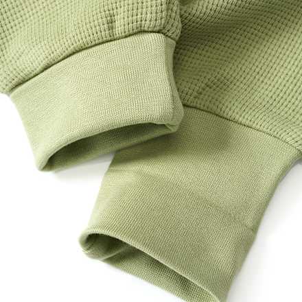 Set mit Wickelbody und Hose mit Mitwachsfunktion, grün, Gr. 62/68 ALANA