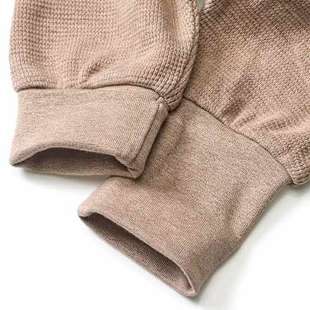 Set mit Wickelbody und Hose mit Mitwachsfunktion, beige, Gr. 62/68 ALANA