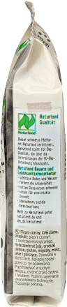 Schwarzer Pfeffer, ganze Körner dmBio