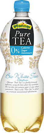 Bio Biely ľadový čaj Pure Tea s bazou Pfanner