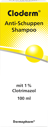 Cloderm Anti-Schuppen Shampoo mit 1% Clotrimazol Cloderm