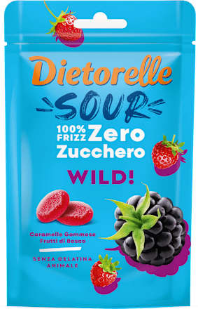 Caramelle gommose ai frutti di bosco Dietorelle
