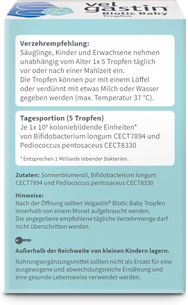 Velgastin Biotic Baby Tropfen  velgastin