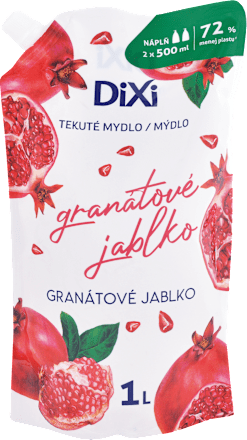 Tekuté mydlo Granátové jablko, náhradná náplň DiXi