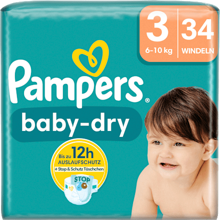 Windeln Baby Dry Gr.3 Midi (6-10 kg) Pampers baby-dry