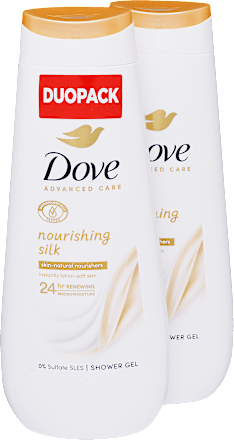 Advanced Care Nourishing Silk tusfürdő 2x400 ml Dove