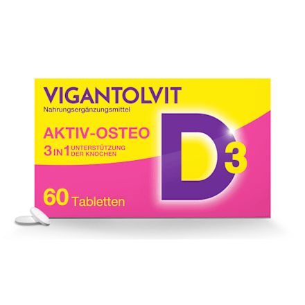 VIGANTOLVIT Vitamin D3, K2 und Calcium Tabletten 60 St VIGANTOLVIT