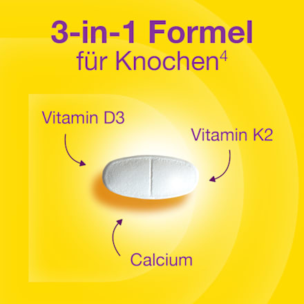 VIGANTOLVIT Vitamin D3, K2 und Calcium Tabletten 60 St VIGANTOLVIT
