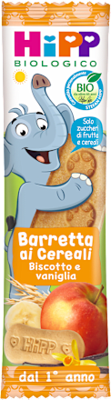 Barretta ai cereali con mela, biscotto e vaniglia HiPP