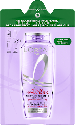 Shampoo Hydra Hyaluronic ricarica L'ORÉAL PARiS