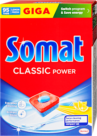 Mosogatógép tabletta Classic Lemon Somat