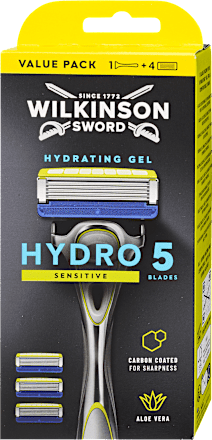 Borotva Hydro 5 Sensitive, 4 db betéttel WILKINSON SWORD