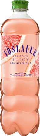 Prírodná minerálna voda Balance JUICY - perlivá, ružový grapefruit VÖSLAUER