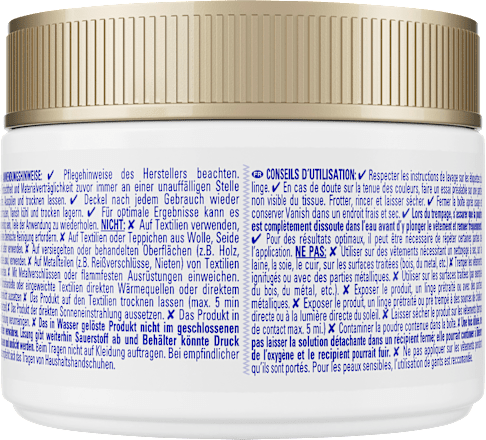 Fleckenentferner Pulver Oxi Action Weiss Vanish Oxi Action