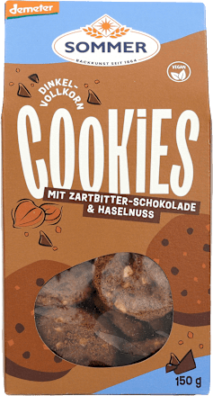 Cookies, Dinkel Vollkorn Schoko SOMMER