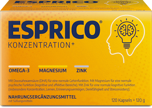 ESPRICO KONZENTRATION+ Kaukapseln 120 St ESPRICO