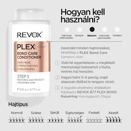 Hajerősítő balzsam Plex, Step 5 REVOX B77