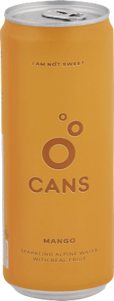 voda sycená s příchutí mango CANS