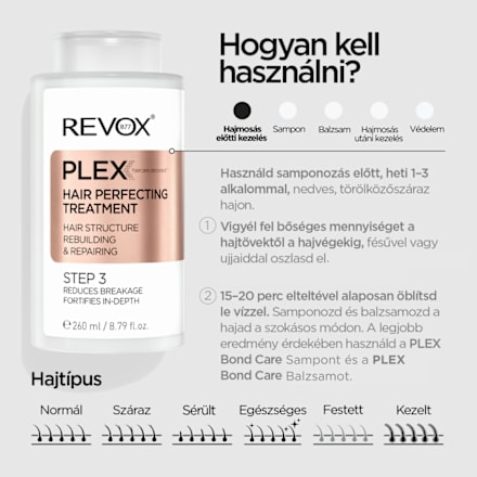 Hajtökéletesítő kezelés Plex, Step 3 REVOX B77