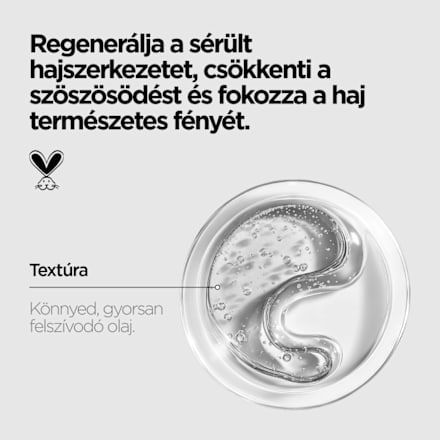 Regeneráló hajolaj Plex, sérült, száraz hajra REVOX B77