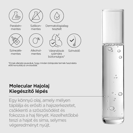 Regeneráló hajolaj Molecular, sérült hajra REVOX B77