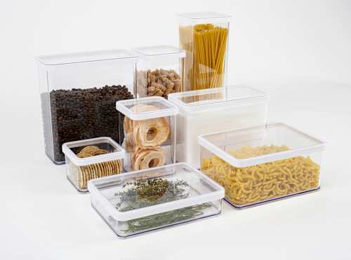 Vorratsaufbewahrung mit Deckel, transparent (0,5 l) rotho