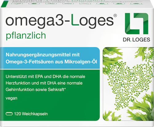 omega3-Loges pflanzlich Kapseln 120 St omega3-Loges