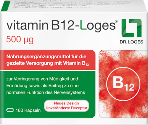vitamin B12-Loges 500 µg Kapseln 180 St vitamin B12-Loges