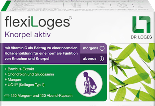 flexiLoges Knorpel aktiv morgens+abends Kapseln 240 St flexiLoges