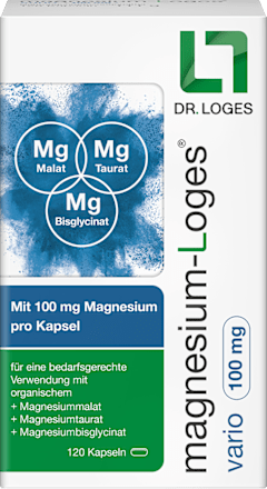 magnesium-Loges vario 100 mg Kapseln 120 St magnesium-Loges