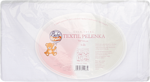 Tetra típusú textilpelenka Baby Bruin