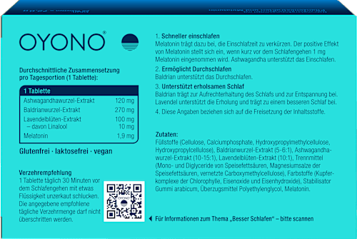 OYONO Nacht Intens Tabletten 60 St OYONO