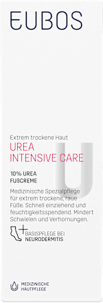 EUBOS Urea Intensive Care 10% Urea Fußcreme, extrem trockene Haut EUBOS