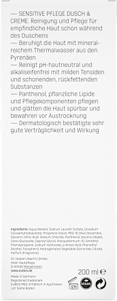 EUBOS  Sensitive Pflege Dusch & Creme, empfindliche Haut EUBOS