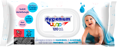 Șervețele umede cu panthenol Hygienium BABY