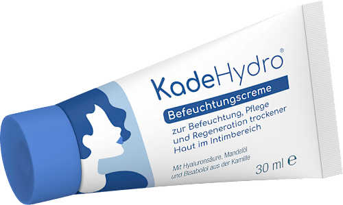 KadeHydro Befeuchtungscreme zur Befeuchtung, Pflege und Regeneration trockener Haut im Intimbereich KadeHydro