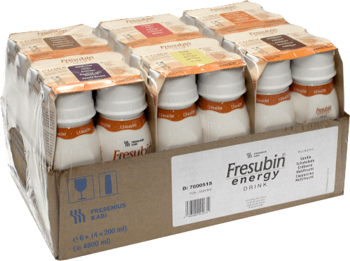 Fresubin Energy Drink Mischkarton Trinkflasche 6x4x200ml  Fresubin