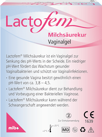 Lactofem Milchsäurekur Vaginalgel 7x5ml Lactofem