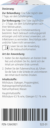 Lactofem Milchsäurekur Vaginalgel 7x5ml Lactofem