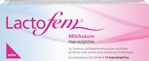 Lactofem Milchsäure Vaginalzäpfchen Lactofem