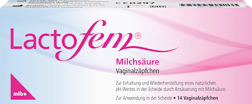 Lactofem Milchsäure Vaginalzäpfchen Lactofem