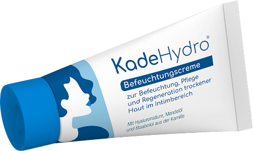 KadeHydro Befeuchtungscreme zur Befeuchtung, Pflege und Regeneration trockener Haut im Intimbereich KadeHydro