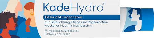 KadeHydro Befeuchtungscreme zur Befeuchtung, Pflege und Regeneration trockener Haut im Intimbereich KadeHydro