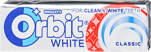 Rágógumi drazsé white classic Orbit